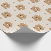 Papier Cadeau Couple castor mignon (Coin)