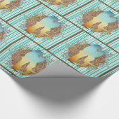 Papier Cadeau Couple Occidental En Cuir Et Arrière - plan En Fra (Coin)