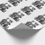 Papier Cadeau Couples de squelette de Posada (Coin)