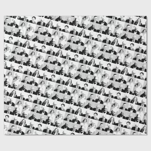 Papier Cadeau Coups de feu de la codéfense de Trump (Plat)