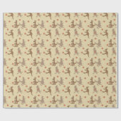 Papier Cadeau Cour de Kangaroo (Plat)