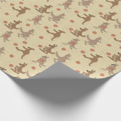 Papier Cadeau Cour de Kangaroo (Coin)