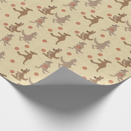 Papier Cadeau Cour de Kangaroo (Coin)