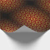 Papier Cadeau Cour européenne Style baroque motif floral (Coin)