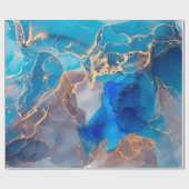 Papier Cadeau Courants de teintes translucides, sertissant swi m (Plat)