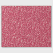 Papier Cadeau Courbes d'esquisse (Plat)