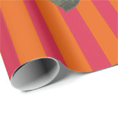 Papier Cadeau Coureur cramoisi (Coin rond)
