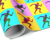 Papier Cadeau Coureurs (Coin rond)