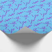 Papier Cadeau Coureurs violets (Coin)
