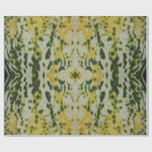 Papier Cadeau Courge jaune et verte (Plat)