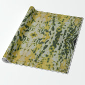 Papier Cadeau Courge jaune et verte (Déroulé)