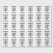 Papier Cadeau Courir Ascense Mon Humeur Courir (Plat)