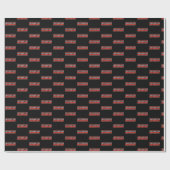 Papier Cadeau Courir pour un bon moment - esprit coureur (Plat)