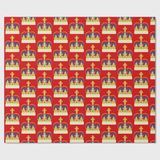 Papier Cadeau Couronné ! (Plat)