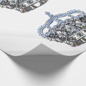 Papier Cadeau Couronne bleue (Coin)