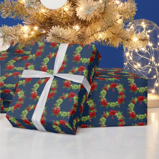 Papier Cadeau Couronne de fête (Vacances)