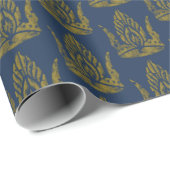 Papier Cadeau Couronne de Gondor (Coin rond)