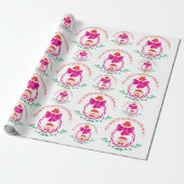 Papier Cadeau Couronne de Noël (Déroulé)