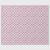 Papier Cadeau Couronne de princesse rose conte de fées fille d'a (Plat)