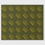 Papier Cadeau Couronne d'or + vos idées (Plat)