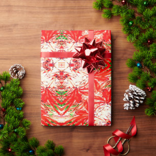 Papier Cadeau Couronnes de Noël....