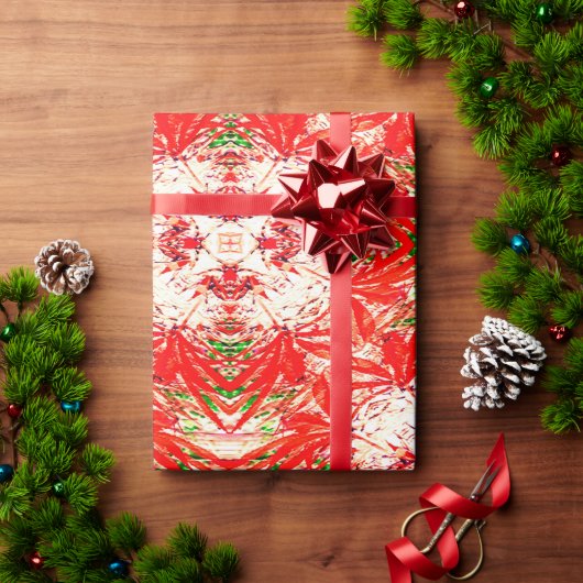 Papier Cadeau Couronnes de Noël.... (Cadeau de vacances)