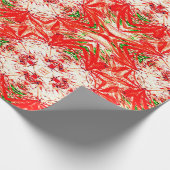 Papier Cadeau Couronnes de Noël.... (Coin)