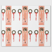 Papier Cadeau Couronnes suspendues (Plat)