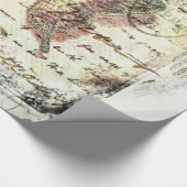 Papier Cadeau Courrier papillon vintage (Coin)