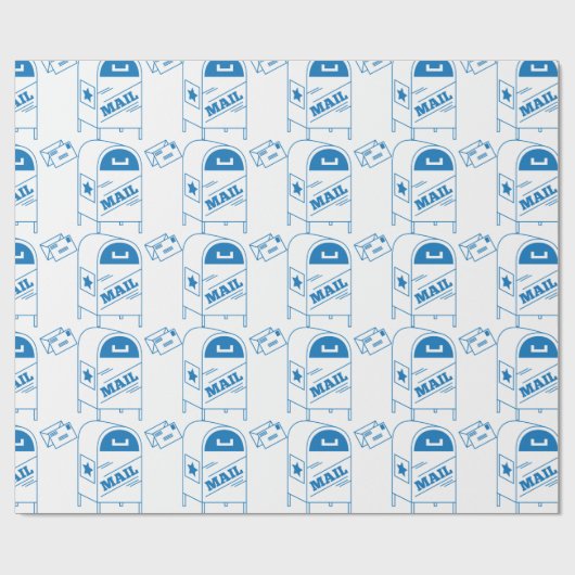Papier Cadeau Courrier postal (Plat)