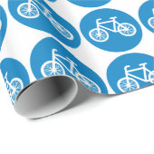 Papier Cadeau Course à vélo (Coin rond)
