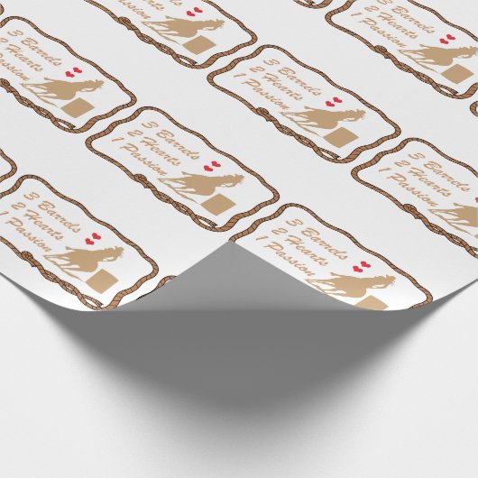 Papier Cadeau Course de barils (Coin)