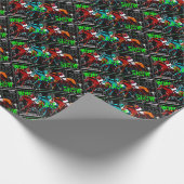 Papier Cadeau course de chevaux d'exposition d'endroit de (Coin)