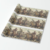 Papier Cadeau Course de chevaux SUPÉRIEURE (Déroulé)