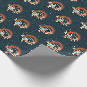 Papier Cadeau Course de drones