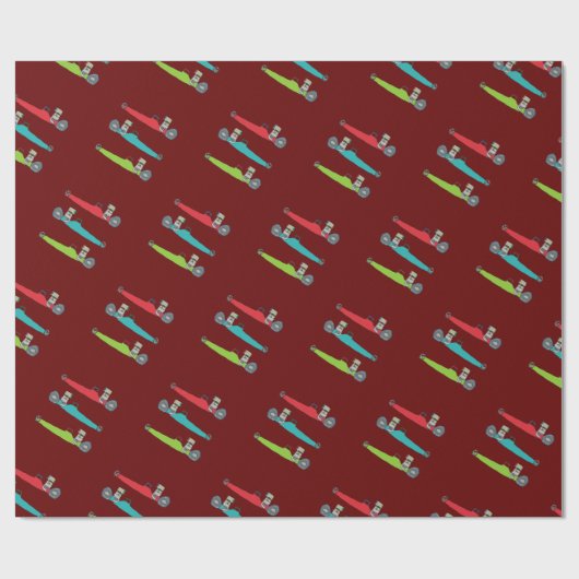 Papier Cadeau Course de glisser (Plat)