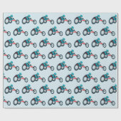 Papier Cadeau Course en fauteuil roulant (Plat)