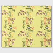 Papier Cadeau Courtside Chic Dribble, Dish, Dazzle : Basketball (Plat)