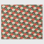 Papier Cadeau coussin de motif de kimono du Japon (Plat)