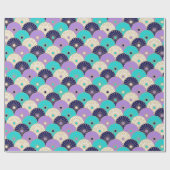 Papier Cadeau coussin de motif de kimono du Japon (Plat)