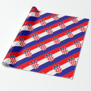 Papier Cadeau Coût bas ! Drapeau croate