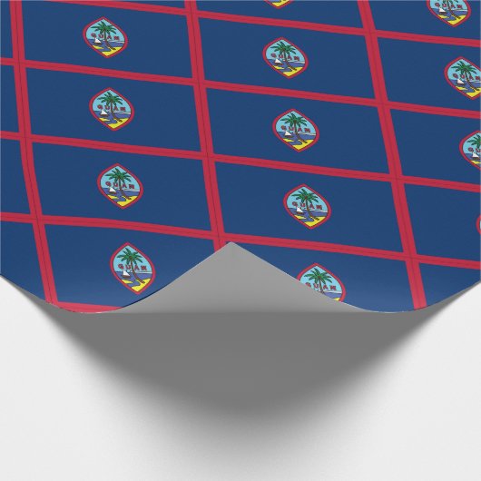 Papier Cadeau Coût bas ! Drapeau de la Guam (Coin)