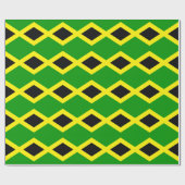 Papier Cadeau Coût bas ! Drapeau de la Jamaïque (Plat)