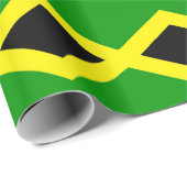 Papier Cadeau Coût bas ! Drapeau de la Jamaïque (Coin rond)