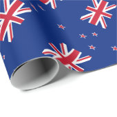 Papier Cadeau Coût bas ! Drapeau de la Nouvelle Zélande (Coin rond)