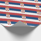 Papier Cadeau Coût bas ! Drapeau de la Serbie (Coin)