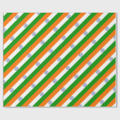 Papier Cadeau Coût bas ! Drapeau de l'Inde (Plat)
