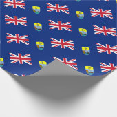 Papier Cadeau Coût bas ! La Sainte-Hélène, drapeau de Tristan (Coin)