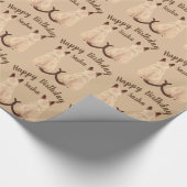 Papier Cadeau Coutume se reposante de Kitty d'anniversaire de (Coin)