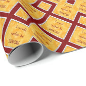 Papier Cadeau Couture (Coin rond)